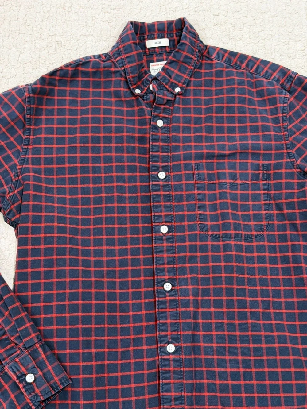 Men's J. Crew Slim Button Down Shirt Size Medium